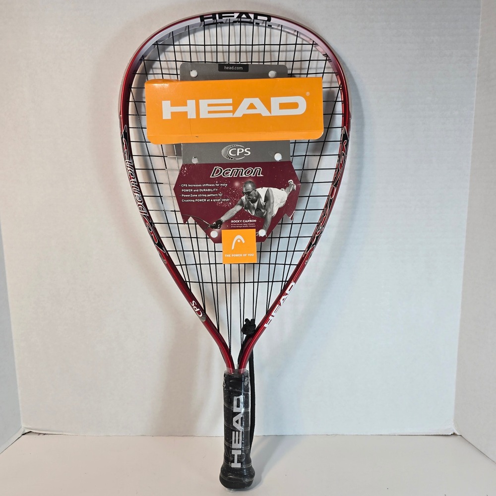 Head CPS Demon Racquetball Racquet Red Black Split Beam Beginner Lightweight